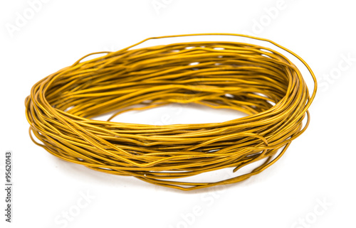 a coil of copper wire