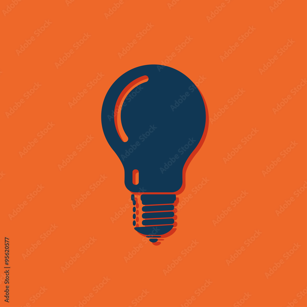 Vector lightbulb icon Vector lightbulb icon