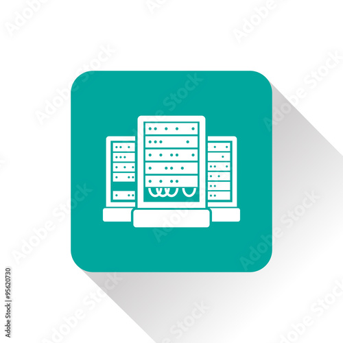 server cabinets vector icon