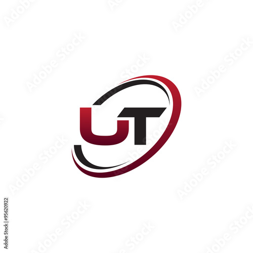 Modern Initial Logo Circle UT
