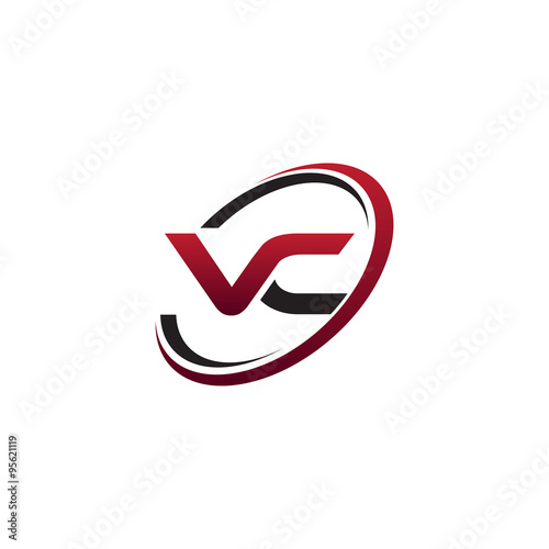 Modern Initial Logo Circle VC