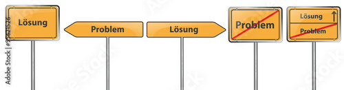 Ortschilder als Vektorset