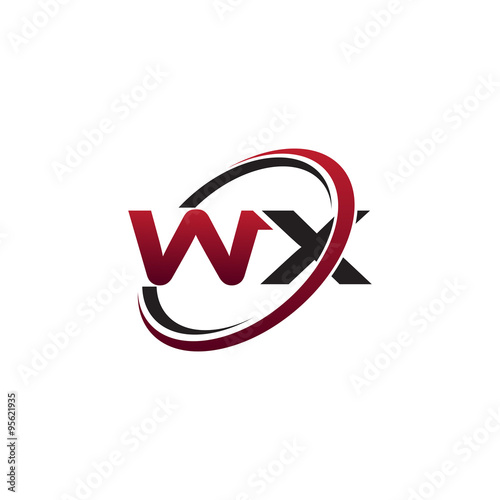 Modern Initial Logo Circle WZ