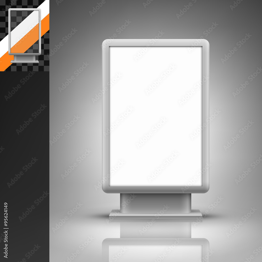 Blank vertical citylight Blank vertical citylight