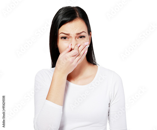 Fotografie disgust on face