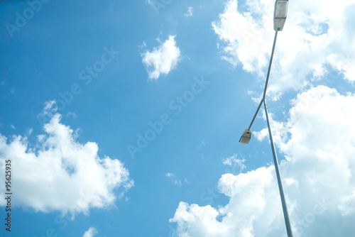 Street lamp in the sky