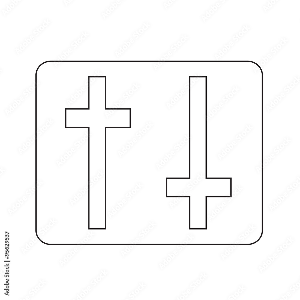 Fototapeta premium settings icon sign Illustration