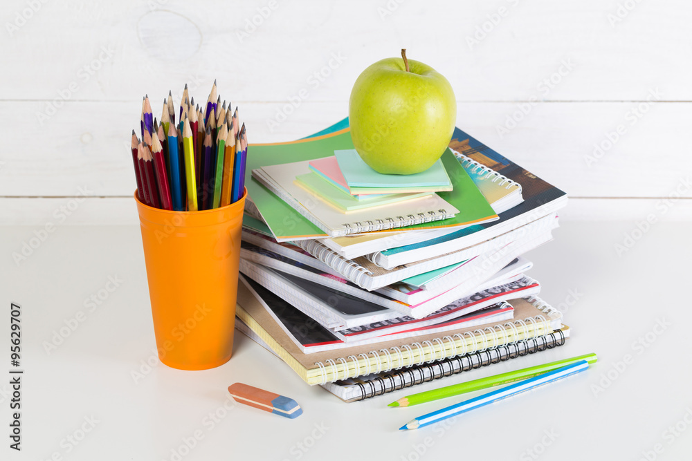 Naklejka premium School supplies