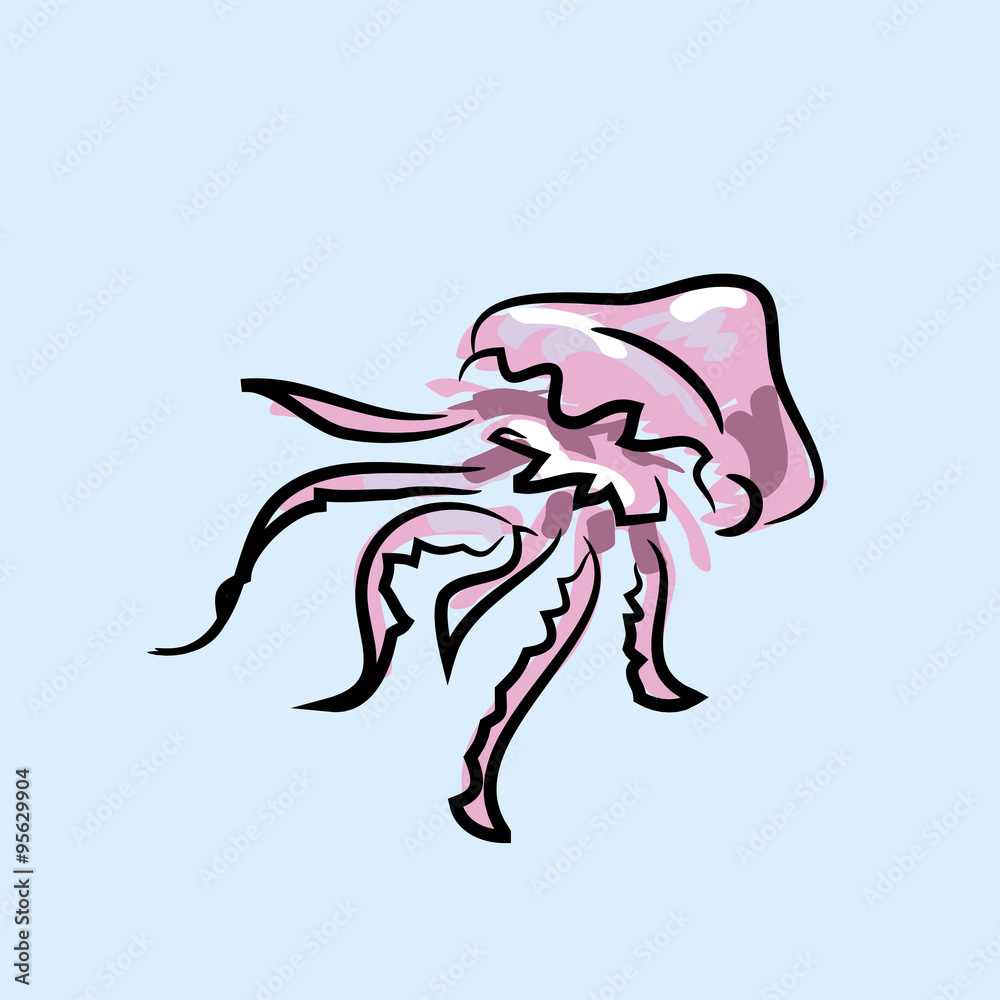 cartoon jellyfish picture hand drawn cartoon jellyfish picture hand drawn