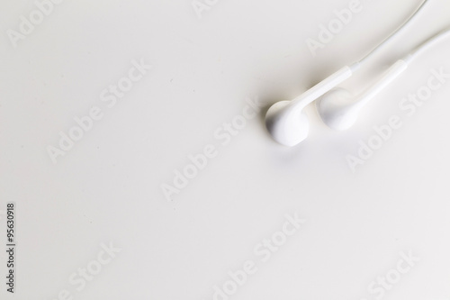 White earphones © fotofabrika