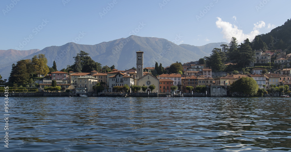 Villages f Como Lake, Italy