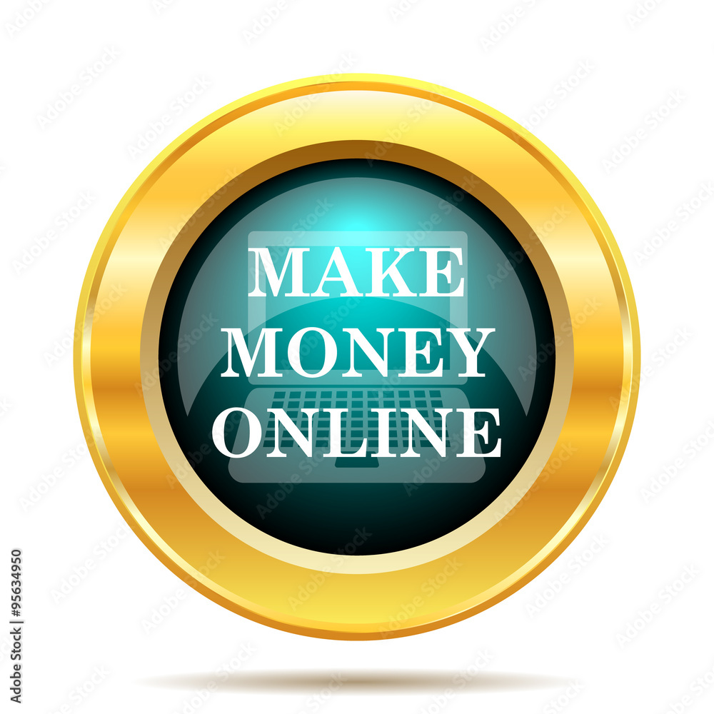 Make money online icon