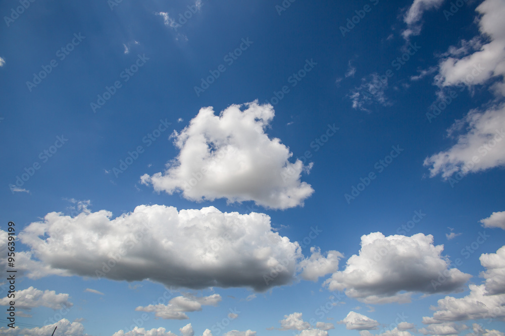 Fototapeta premium cloud and blue sky