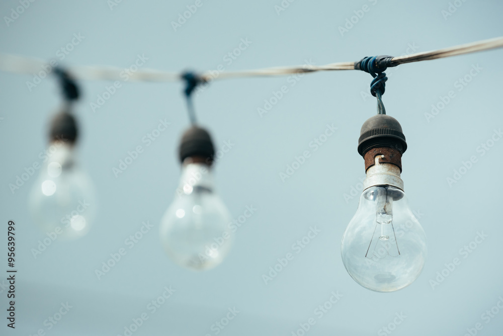 old bulb light with retro effect Stock Photo | Adobe Stock