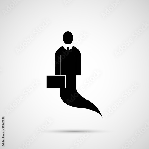 People vector design. Icon man with tale