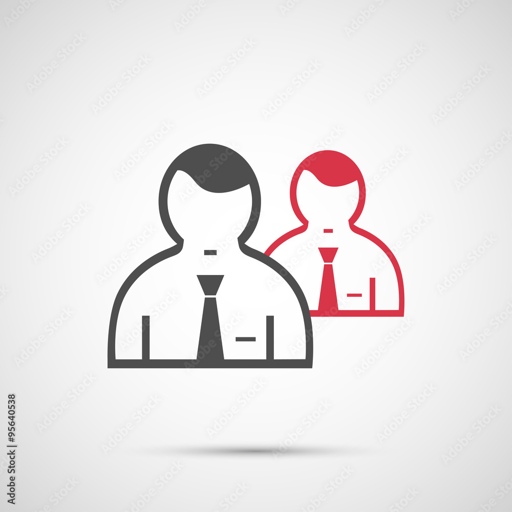 People vector design. 2 man icon People vector design. 2 man icon