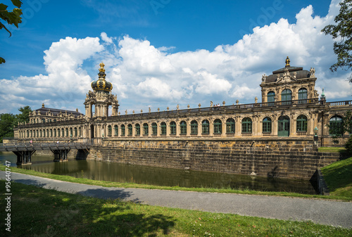 Zwinger Palace and museum complex in Dresden, eastern Germany