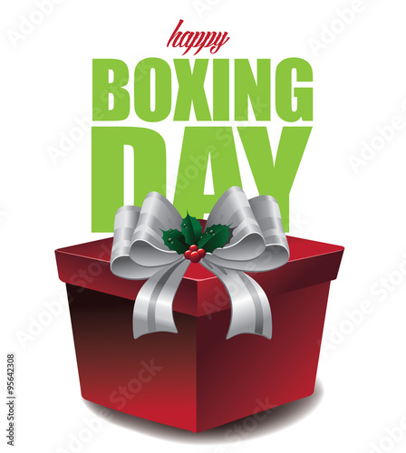 Happy Boxing Day design. royalty free stock illustration for greeting card, ad, promotion, poster, flier, blog, article, social media, marketing
