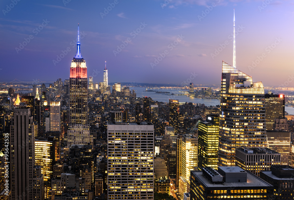 Obraz premium New York City skyline