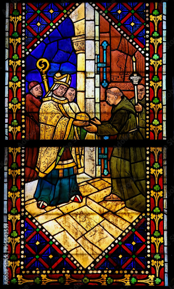 Stained Glass in the Cathedral of Leon, Spain