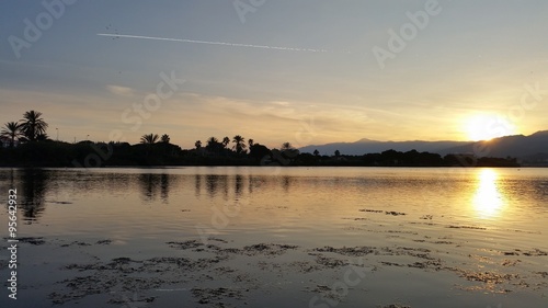 Lake sunset