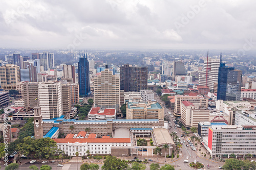 View on central business district of Nairobi 