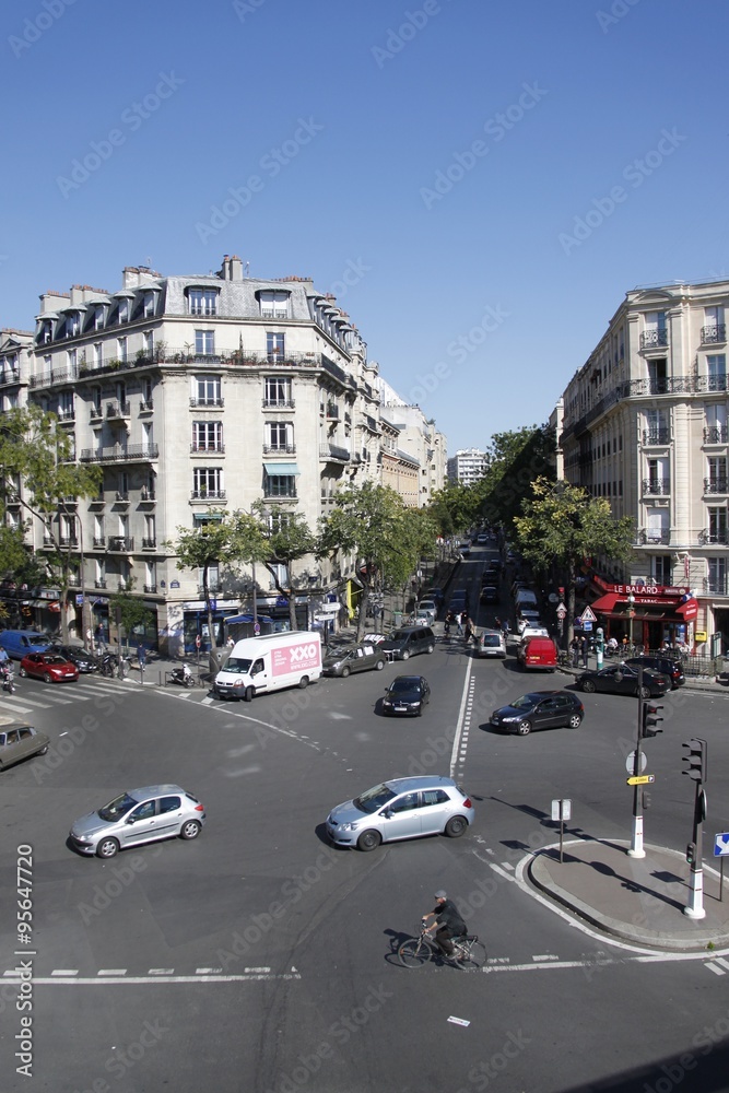 Fototapeta premium Place du quartier Balard à Paris