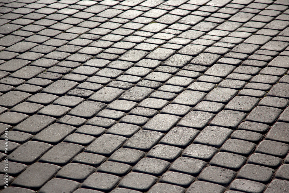 pavement close up in the sunlight