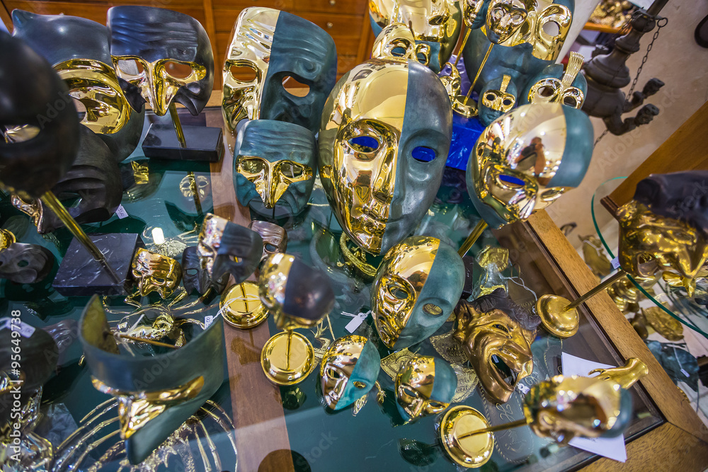Naklejka premium Masks, Venice, Italy