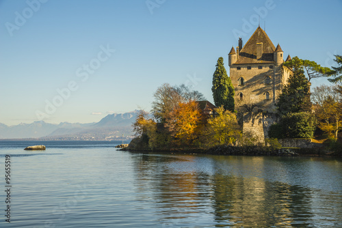 Château d'Yvoire au Lac Léman/château au bord de l'eau