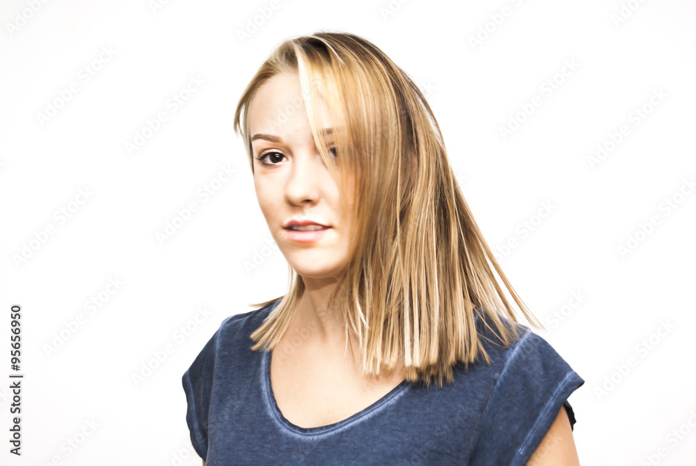 Beautiful Woman Shaking Her Hair Beautiful Woman Shaking Her Hair