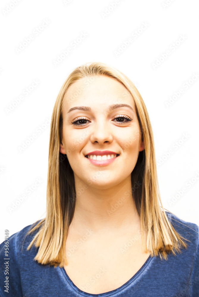 Portrait of Beautiful Young Woman Portrait of Beautiful Young Woman