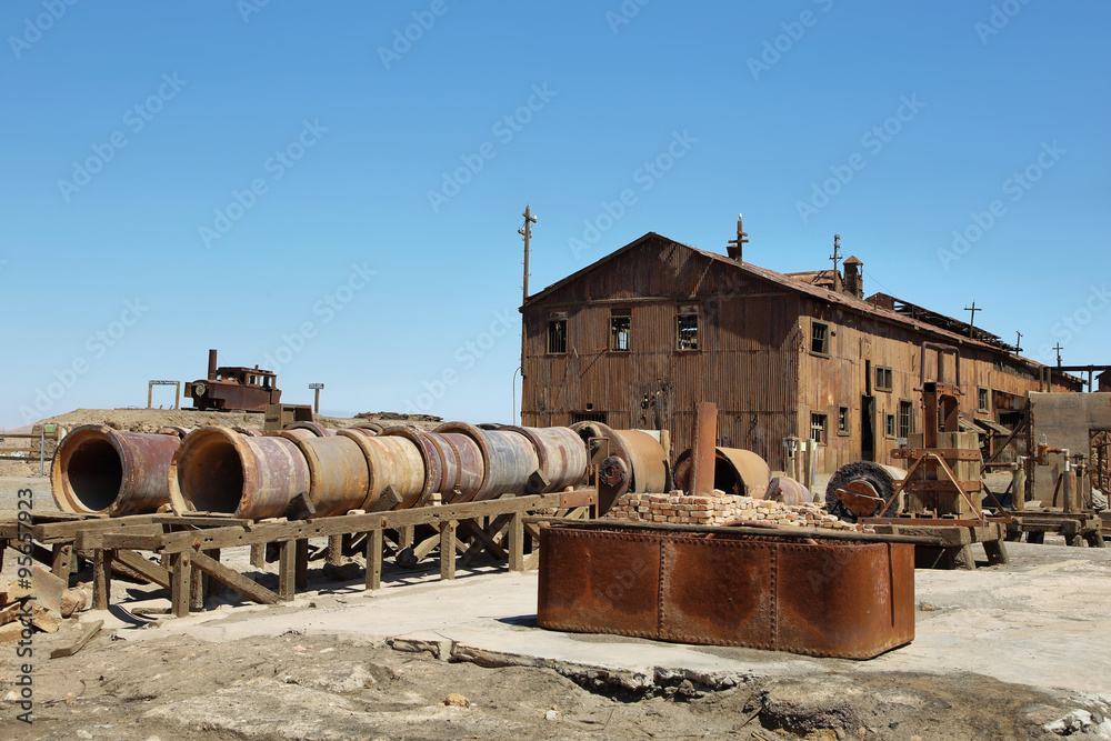 Historic Humberstone Saltpeter Works in the Atacama Desert Historic Humberstone Saltpeter Works in the Atacama Desert