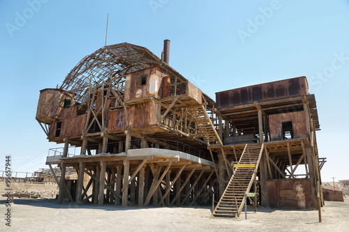 Photography Santa Laura old Saltpeter Works in the Atacama Desert