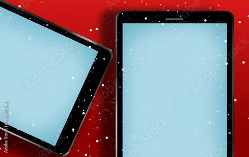 Snowflakes Mobile Phone