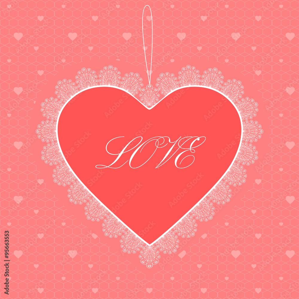  heart greeting card 