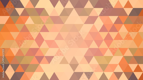 Abstract triangle geometric vintage background vector