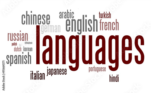 World Languages Word Cloud