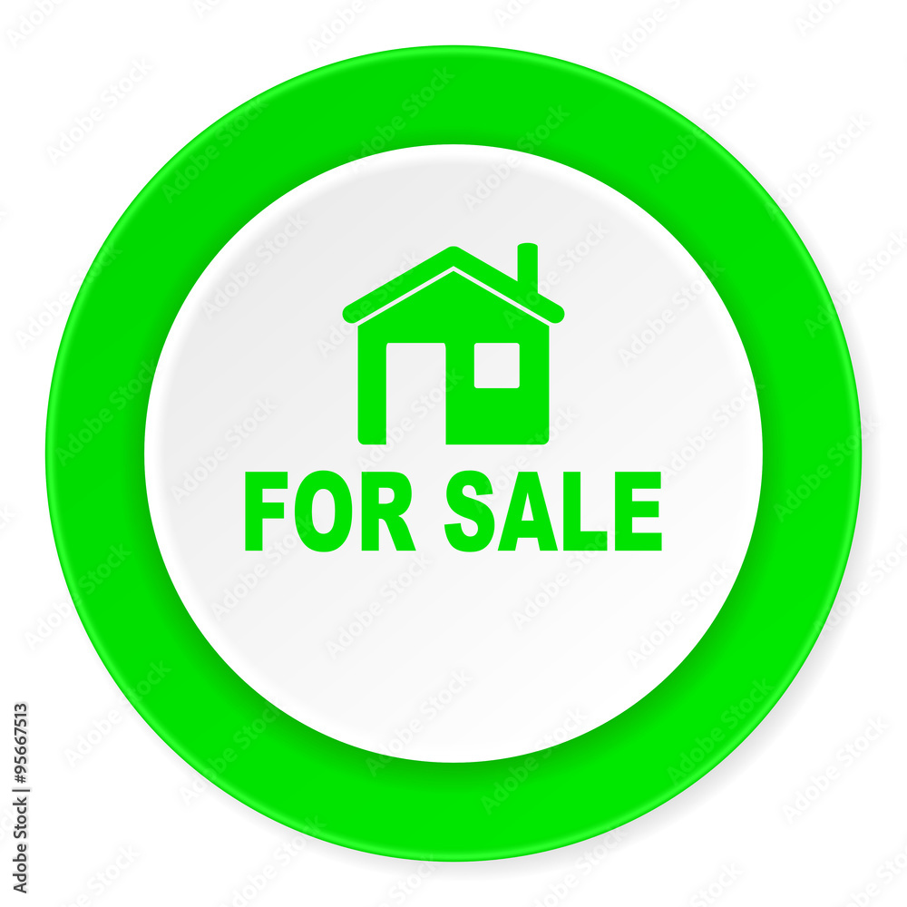 for sale green fresh circle 3d modern flat design icon on white background for sale green fresh circle 3d modern flat design icon on white background