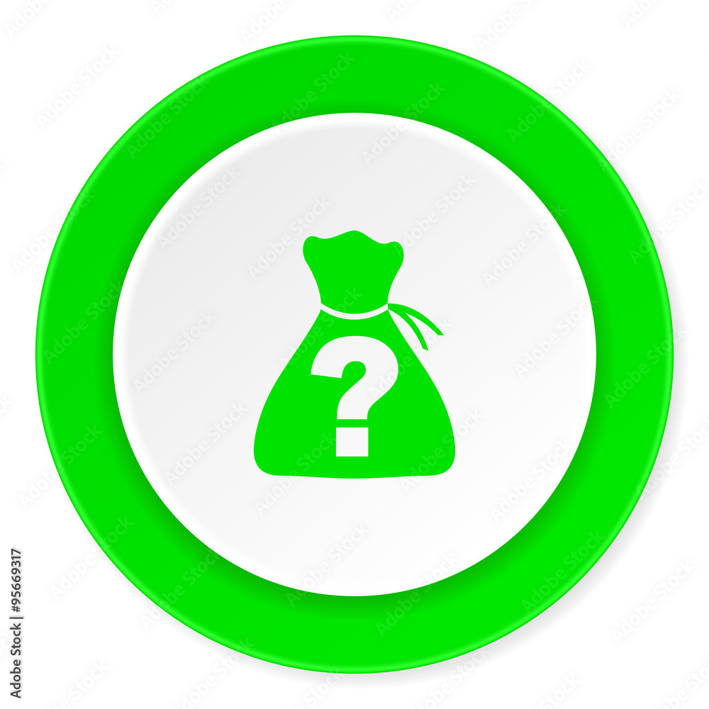 riddle green fresh circle 3d modern flat design icon on white background riddle green fresh circle 3d modern flat design icon on white background
