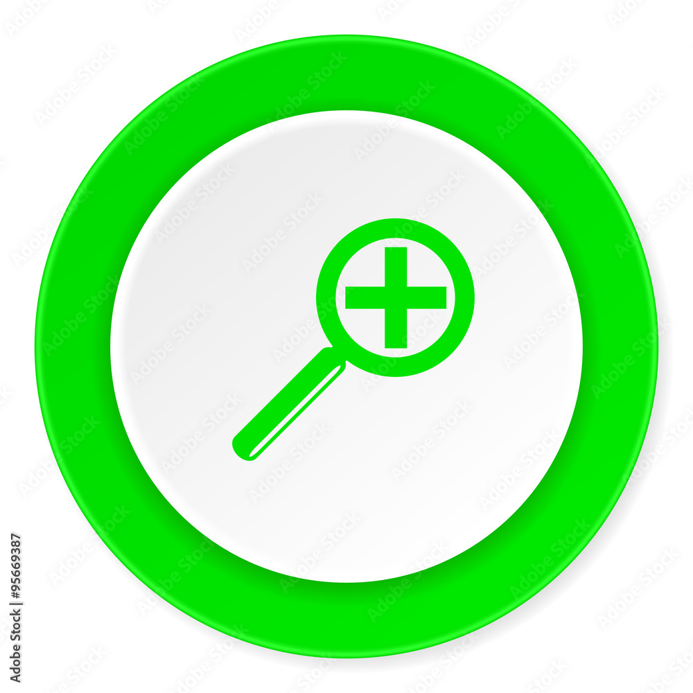 lens green fresh circle 3d modern flat design icon on white background lens green fresh circle 3d modern flat design icon on white background