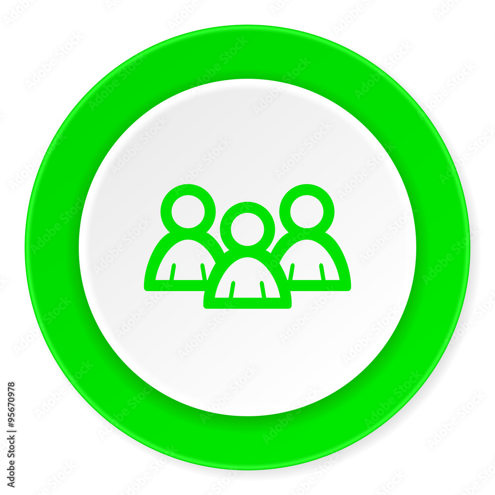 forum green fresh circle 3d modern flat design icon on white background forum green fresh circle 3d modern flat design icon on white background