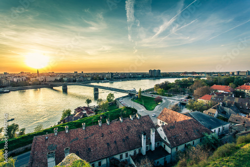 Cityscape from of Novi Sad photo