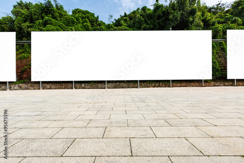 square blank billboard