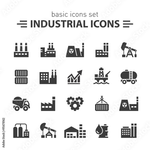 Industrial icons.