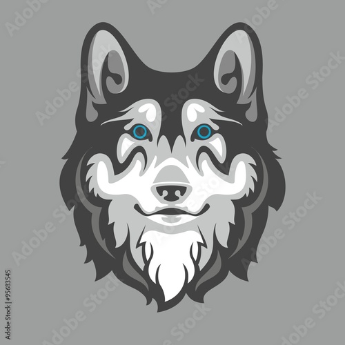 Native American Wolf Vector