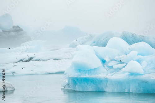 Blue icebergs