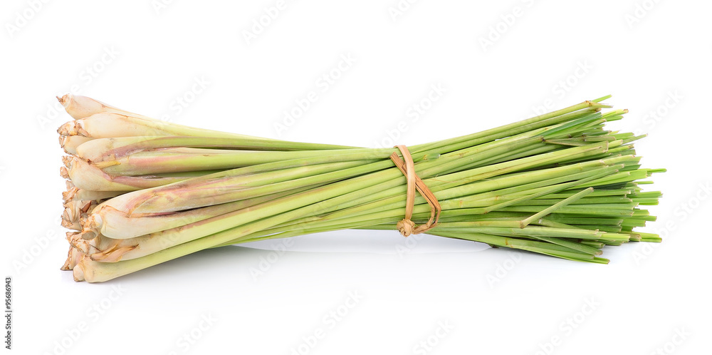 lemon grass on white background lemon grass on white background