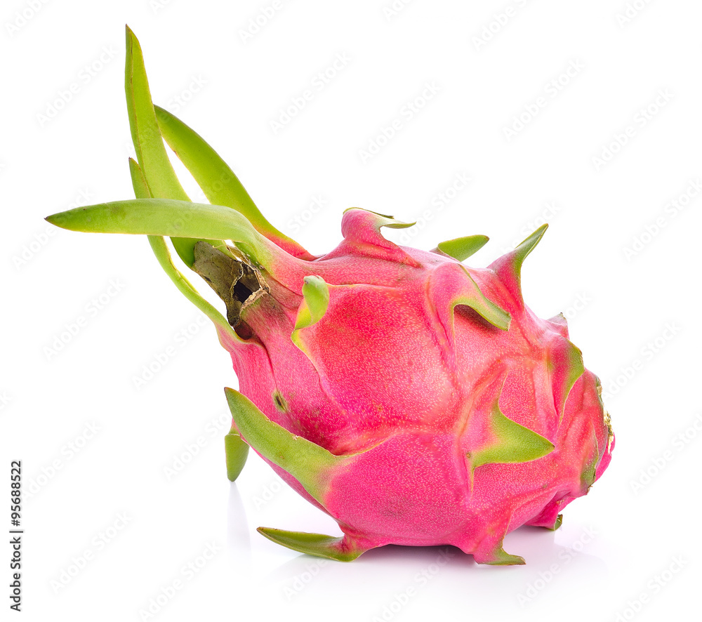 Dragon Fruit isolated against white background