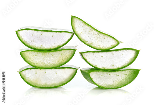 Wallpaper Mural aloe vera on white backgrouynd Torontodigital.ca